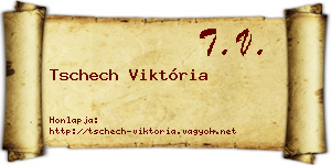 Tschech Viktória névjegykártya